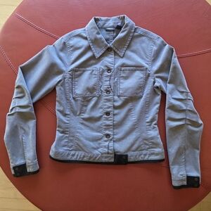 MEXX Light Gray Slim Line Corduroy Jean Jacket, sz. M